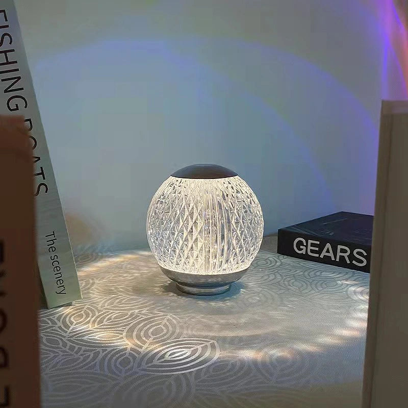 Elegance Sphere Glass RGB Lamp