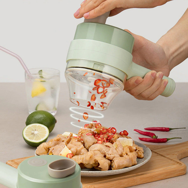 gatling food chopper with brush